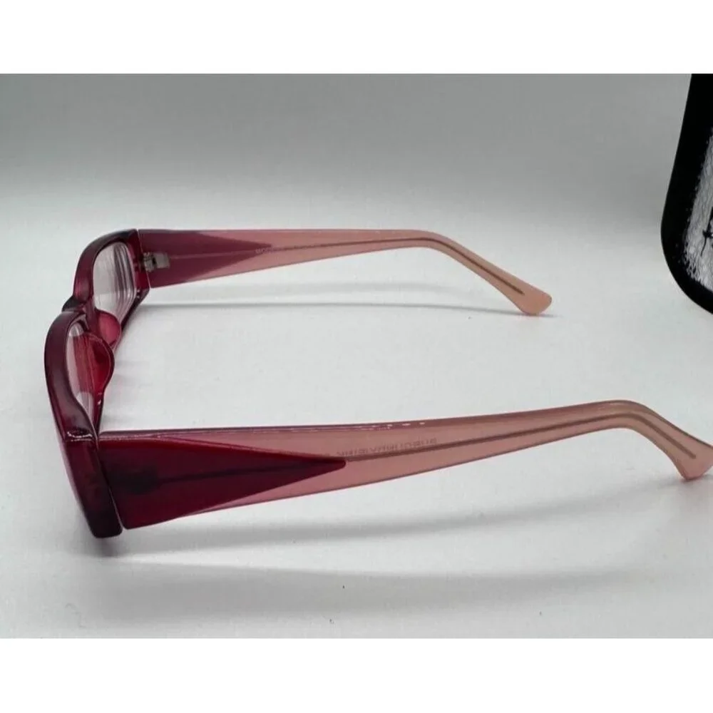 Modern Popular‎ Womens Eyeglasses Frame for Prescription Lenses Burgundy Pink